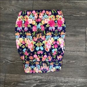 Veronica M strapless top